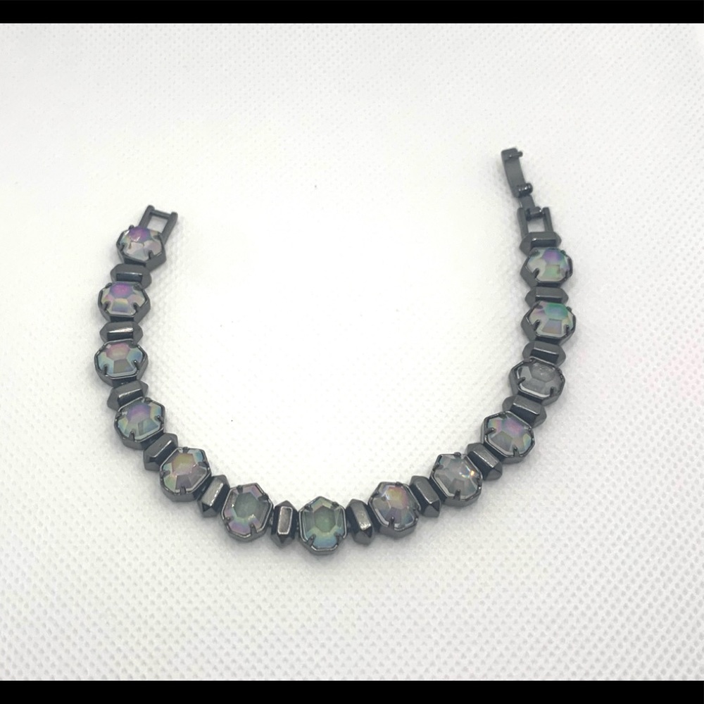 Custom Gunmetal and Clear Iridescent Tara